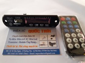 BOARD MP3 BLUETOOTH (USB/SD CARD/REMOTE/FM/AUX/BLUETOOTH) VER 2.0